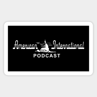 American International Podcast Logo Magnet